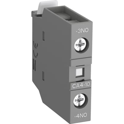 ABB CA4-10 Auxiliary Contact Block | 1 NO Front-Mounted for AF Contactors