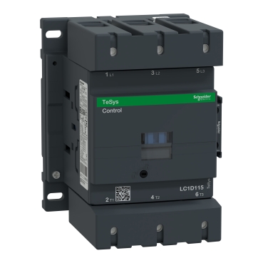 LC1D115M7 | TeSys D contactor - 3P(3 NO) - AC-3 - <= 440 V 115 A - 220 V AC 50/60 Hz coil