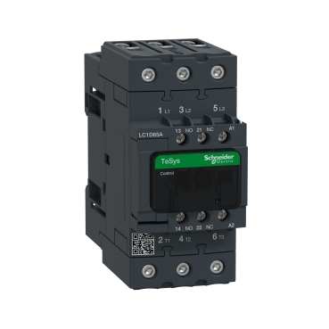 LC1D65AE7 | TeSys D contactor - 3P(3 NO) - AC-3 - <= 440 V 65 A - 48 V AC 50/60 Hz coil