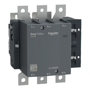 LC1E200M7 - Contactor,Easy TeSys Control,LC1E,3P(3NO),AC-3,<=440V,200A,220V AC coil,50Hz