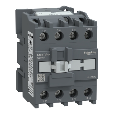 LC1E3210M7 | Contactor,Easy TeSys Control,LC1E,3P(3NO),AC-3/AC-3e,<=440V,32A,220V AC coil,50/60Hz,1NO auxiliary contact