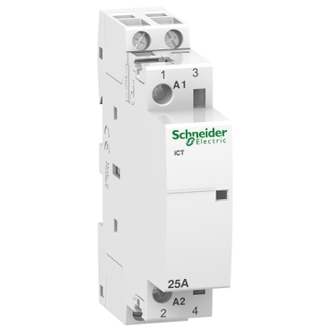 A9C20732 | Schneider Electric Silent Contactor 25A, 2P, 2NO 230...240V iCT