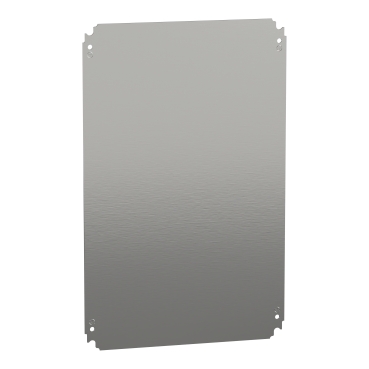 NSYMM64 | Schneider Plain Mounting Plate | 600x400mm, Galvanized Steel