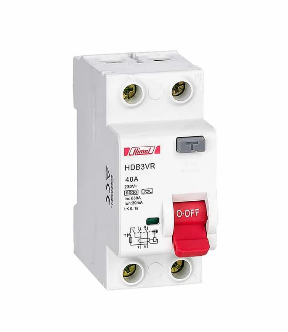 مفتاح قاطع تسريب ارضي هيميل ثنائي 300 مللي 40 امبير Himel 