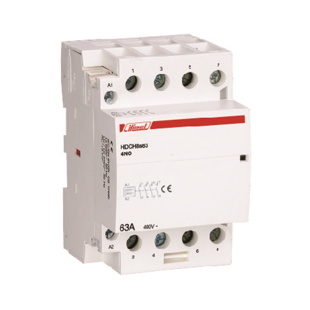HDCH8S32431 | Himel Modular (Silent) contactor, HDCH8s, 32 A, 250/400 V AC, 4P, 3 NO + 1 NC