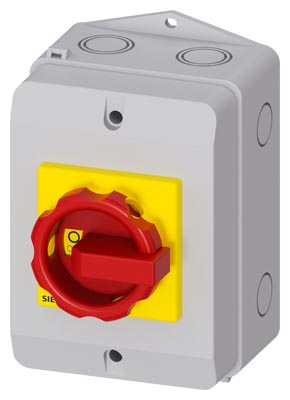 3LD2064-0TB53 | Siemens SENTRON 3LD2064‑0TB53 3‑Pole Switch Disconnector – 16 A, 7.5 kW, IP65 Rotary Isolator