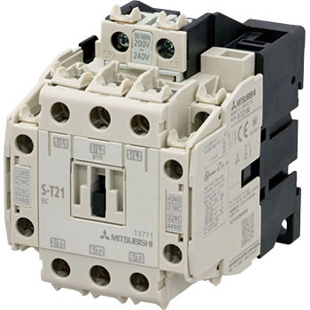 S-T21 | Mitsubishi Electric Magnetic Contactor 23A, 11KW, Coil 220VAC, 2NO + 2NC