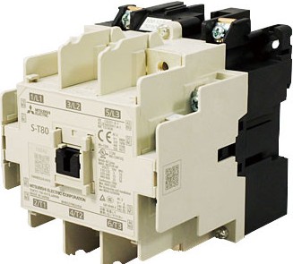 S-T80 | Mitsubishi Contactor 80A, 45KW, Coil 220VAC, 2NO + 2NC