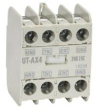 UT-AX4 | Auxiliary contact. 2NO + 2NC; front clip-on; for S-T, SR-T