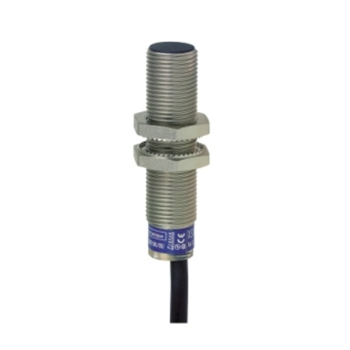 XS612B1PAL2 | Inductive proximity sensors XS, inductive sensor XS6 M12, L54mm, brass, Sn4mm, 12…48 VDC, cable 2 m