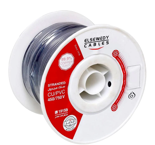 El Sewedy Electric Stranded Cable (4mm, Black)