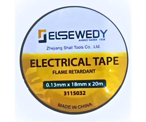 El Sewedy PVC Insulation Tape 9.1m,18mm, 0.19mm