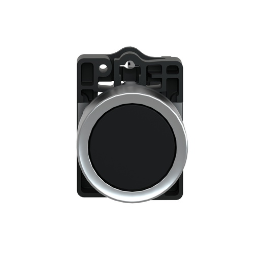 XA2EA21 | Schneider Black Push-Button | Ø22, Flush, 1NO, Non-Illuminated