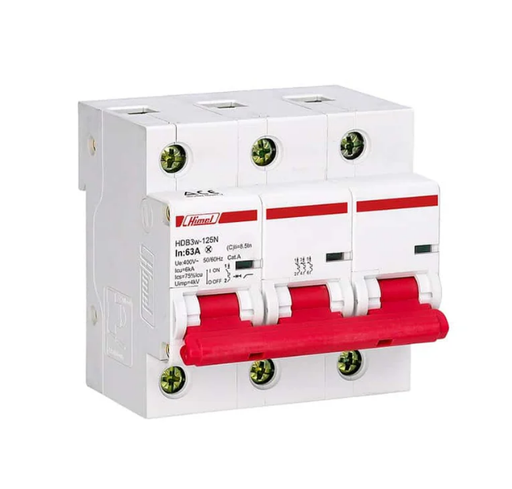 HDB3WN3C63 | مفتاح اوتوماتيك هيميل ثلاثي 63 امبير سعه القطع 6 ك.أ